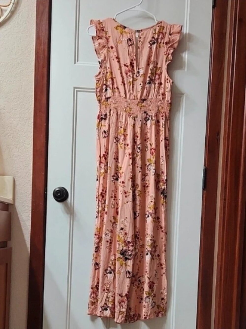 Xhilaration Floral Pink Jumpsuit - Picture 5 of 5